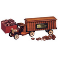1930-Era Tractor-Trailer Truck with Chocolate Almonds